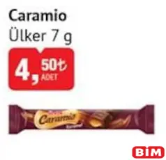 ÜLKER CARAMİO ÇİKOLATA 7 G